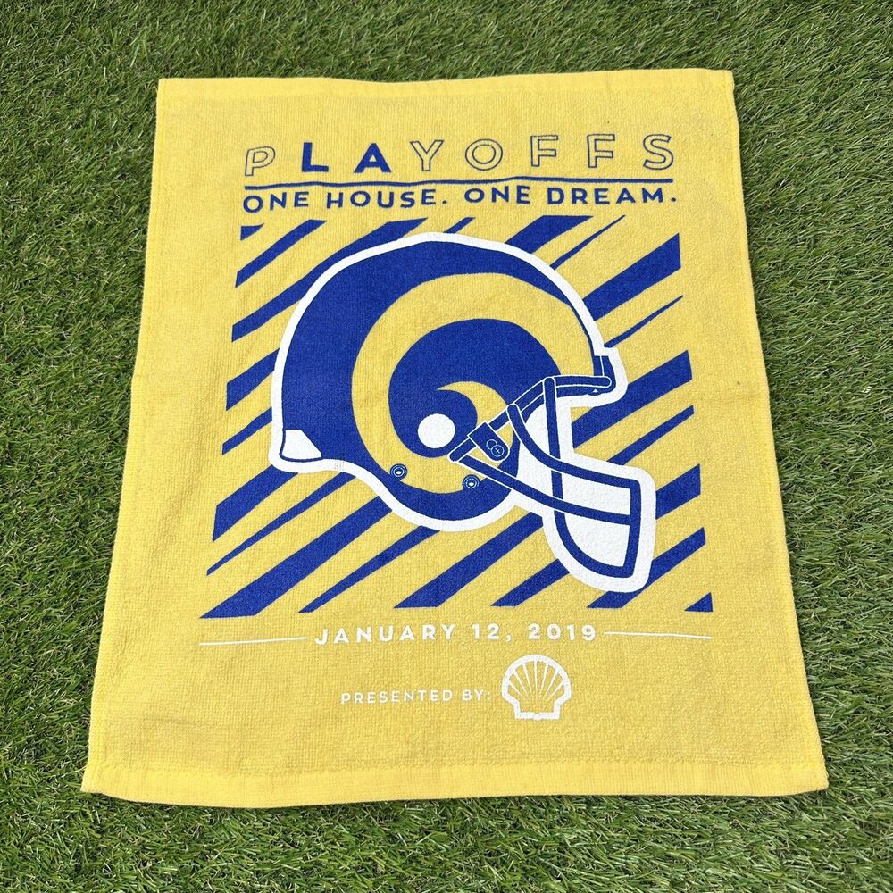 LA Rams 2018 NFC W Champs vs Cowboys SGA Playoff Rally Towel~One House One Dream
